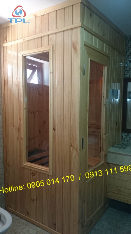 Phòng gỗ sauna thực tế